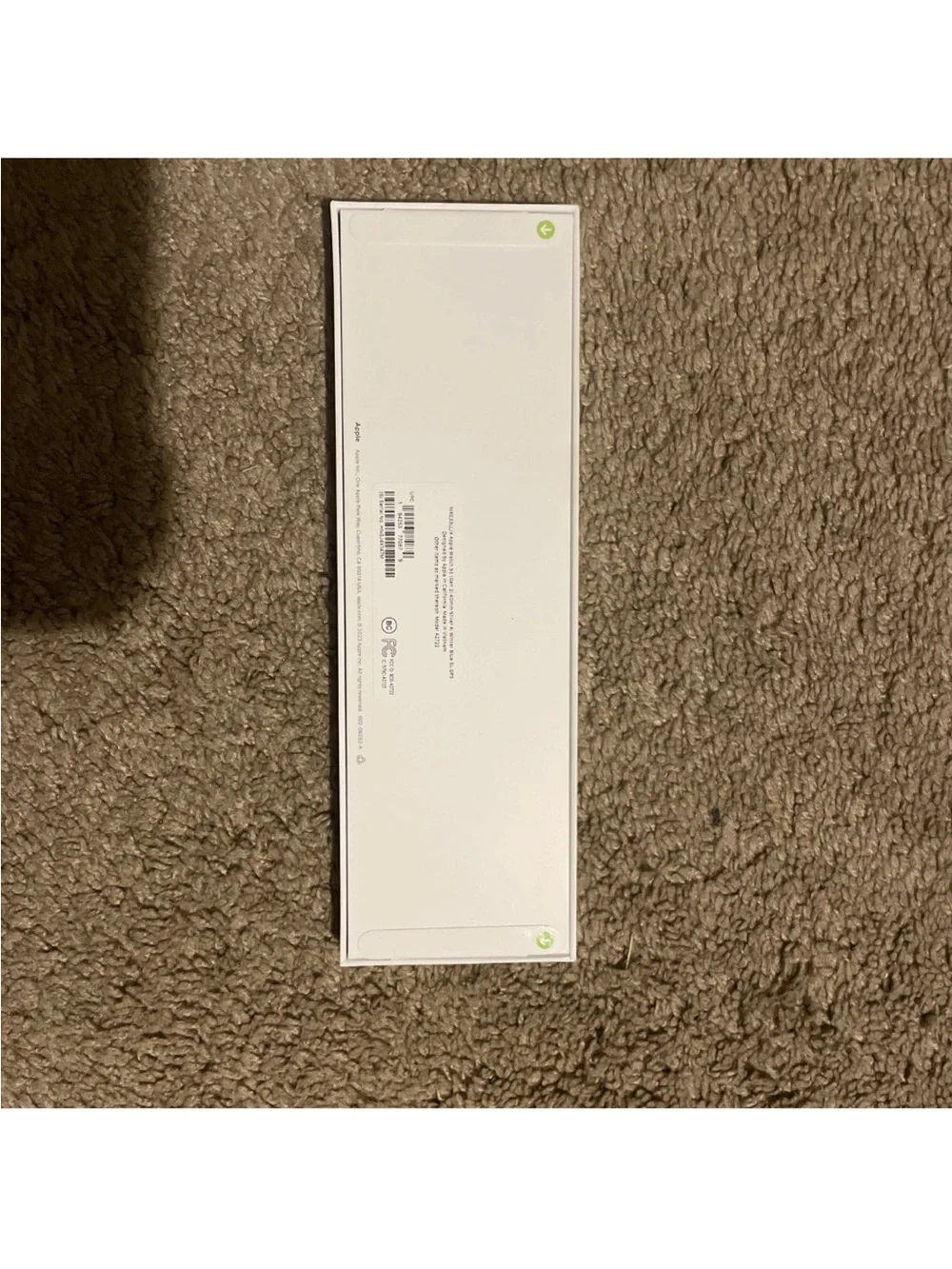 Apple Silver Smartwatch with Light Blue Woven Band